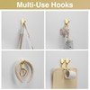 pickpiff Adhesive Wall Coat Hooks - Heavy Duty Stick-On Door