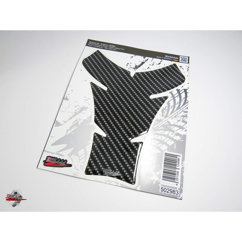 BIKE-label Tank Pad Carbon Look Black Compatible with Triumph 502983