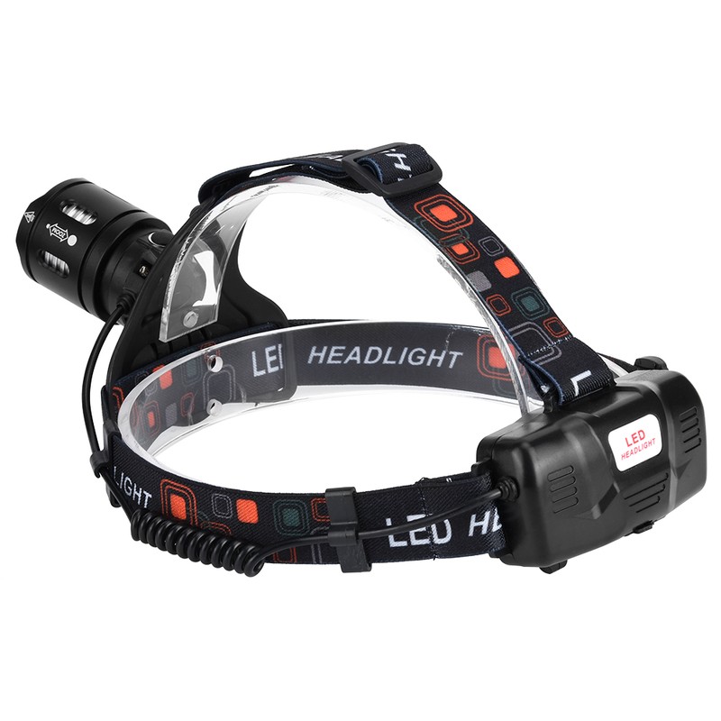 P50 LED Headlight Headlamp Waterproof Fashlight 3500LM 3 Lighting Modes