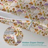 Mushroom and Floral Satin Pillow Case Silk Satin Pillowcase 1