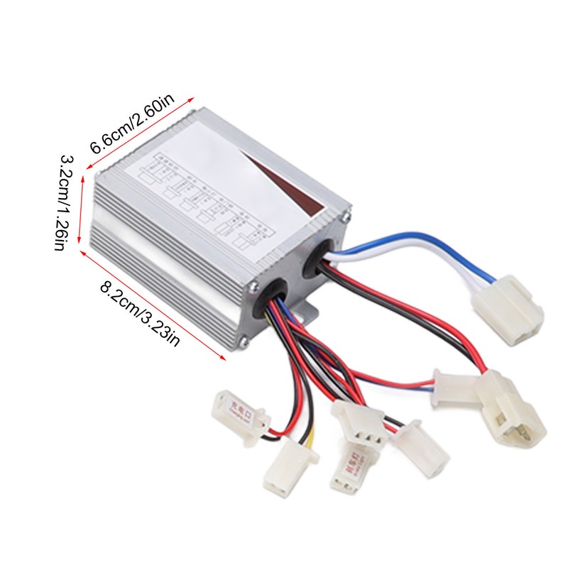 Brushed DC Motor Speed Controller 24V 350W With Throttle Grip