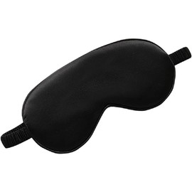 Silk-like Sleep Blindfold, Super Smooth Eye Mask (Black, One Size)