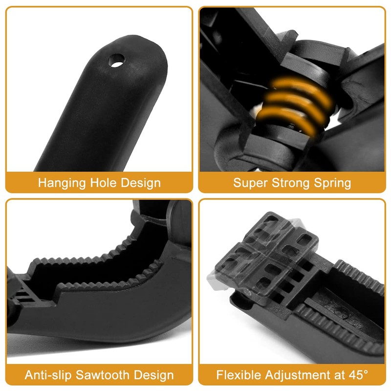 Coideal Plastic Nylon Spring Clamps - 8 Pcs Upgraded Strong