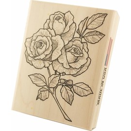 Stamps by Impression Roses Rubber Stamp - 2.25" x 3"