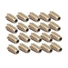 HALJIA 20pcs M8 x 25mm Insert Nut Wood Furniture Threaded