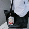 YUYAKESHI Case, Bag, Pain Bag, Space Capsule Type, Clear Sewn