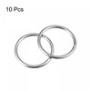 sourcing map 304 Stainless Steel Welded O Ring 60mm(2.36") Outer