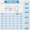 Pack of 160 Screws and Nuts Covers Screw Caps, M4