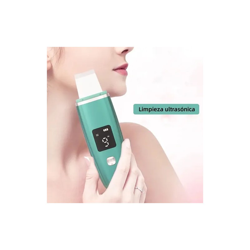 Limpiador Ultrasónico Portatil Skin Scrubber Limpieza Facial