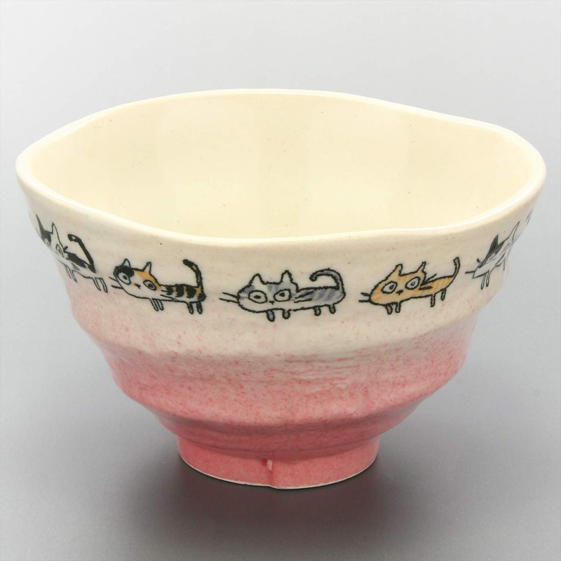 Mino Ware Lightweight Rice Bowl, Approx. 4.7 inches (12 cm),