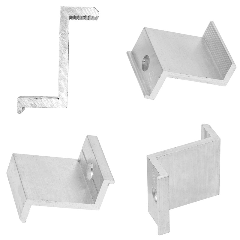 Solar Panel End Clamp 4 Pieces for 30 mm Module