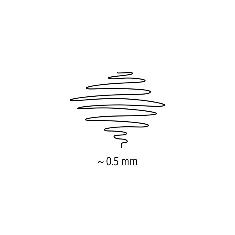 STAEDTLER 308 05-61 Fineliner Pigment Liner (0.5 mm Line Width,