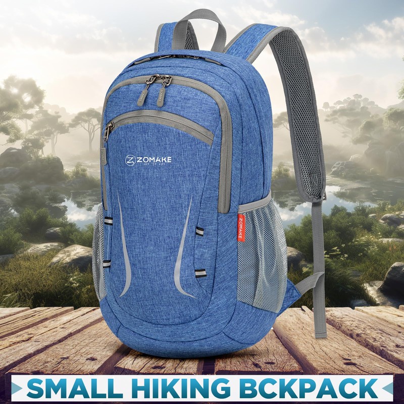 ZOMAKE Bag Foldable Rucksack Small - Day Backpack for Women