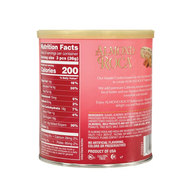 Almond Roca Pack of 1 - 10oz Individually Wrapped Chocolate