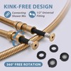 JASYA Shower Hose Extra Long 304 Stainless Steel Handheld Showerhead