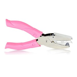 Small Circle, Versatile Metal Single Hole Punch, 5 Unique Pattern Options, Hand Held and with Soft Grip, for Crafts, Clothing, Tags, DIY Projects, Tickets, Scrapbooking