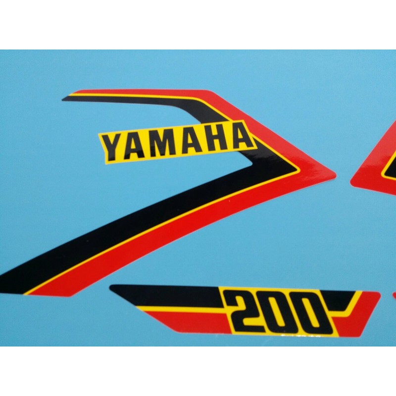 YAMAHA YTM200 TRI-MOTO 1983 DECAL DECAL GRAPHIC SET(#*Y55)