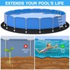 Tinideya 15 ft Round Pool Liner Pad Puncture Resistant Floor