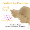 Jesustree Straw Hat, Women's Foldable Sun Hat, Summer Breathable Floppy
