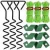 3 Pack Tree Stakes and Supports for Leaning Trees Heavy