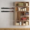 MiOYOOW 2 Pair Baseball Bat Wall Mount, Acrylic Horizontal Baseball