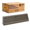 Fits 18" Baseboard Space | Corner Baseboard Register by Handua
