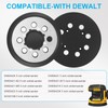 4 Pack Orbital Sander Replacement Pad for DeWalt, 5 Inch