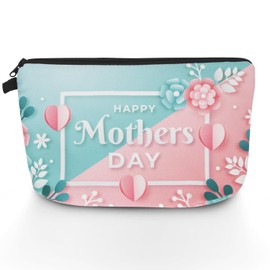Mum Gifts from Daughter Son Mum Makeup Bag Mothers Day Gifts Inspirational Mom Appreciation Gifts Mum Cosmetic Bag Thank You Gift for Mummy Christmas Mother's Day Thanksgiving Gift A7MQJHZB