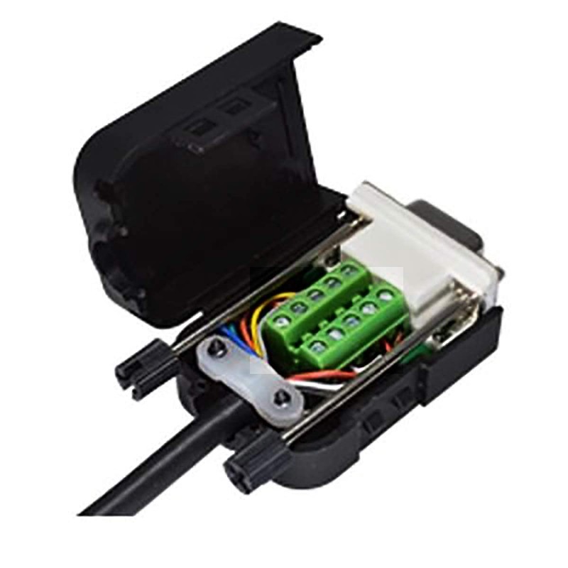 PRACTINET Adaptador Macho Db9 RS232 Serial Terminal con Clema Conector