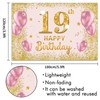 PAKBOOM Happy 19th Birthday Backdrop Banner - 19 Birthday Party