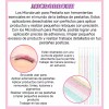100 Microbrush+ 50 Cepillos Glitter+ 8 Cintas Lash Pestañas Rosa