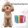 Love Dream Leather Puppy ID Collars - 14pcs Soft PU