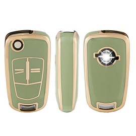 OFFCURVE Car Key Cover Car Key Case Key Fob Cover Car Key Protector 2 buttons Compatible with Opel Vauxhall Astra Zafira Adam Insignia Mokka Corsa Signum Tigra Meriva