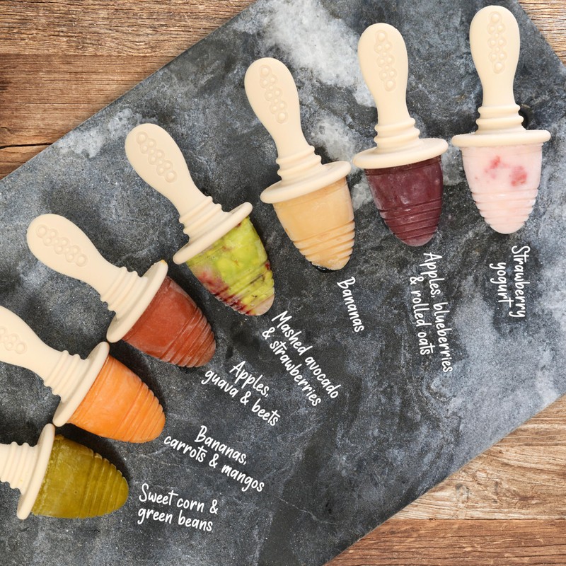 PrimaStella Silicone Petite Pops - Baby Popsicle Mold - BPA
