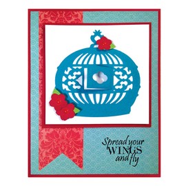 Spellbinders D-Lites Bird Cage One Die, Gold