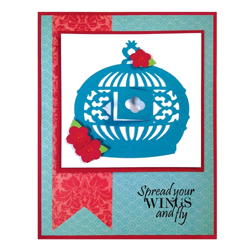 Spellbinders D-Lites Bird Cage One Die, Gold