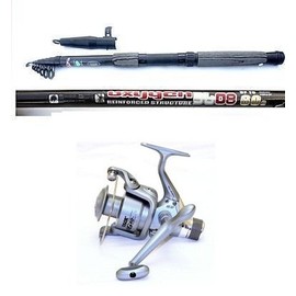 Lineaeffe Carbon Telescopic Rod 3.6m & Reel With Line