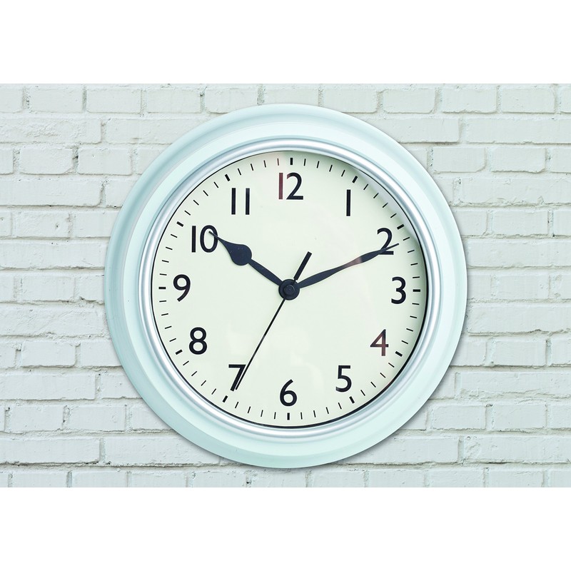The Garden & Home Co. 17219 Miller Clock - White