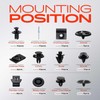 A-Premium 102PCS Bumper Clips Fender Liner Fasteners Kits Compatible with