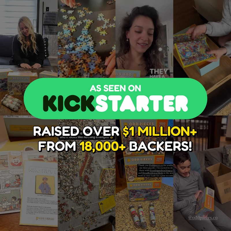 Odd Pieces Mystery Jigsaw Puzzle (Beyond The Kelp)