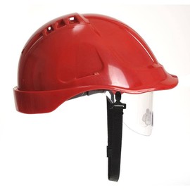 Portwest PW55 Endurance Construction Safety Hard Hat, Red