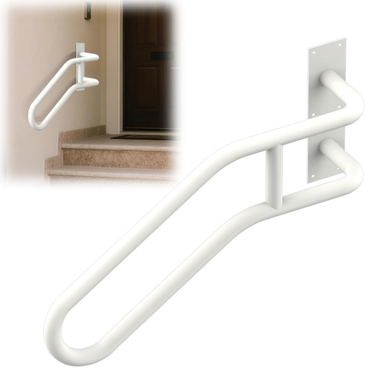 Right Side Wall Mounted handrail, Garge Door Stair Railing for
