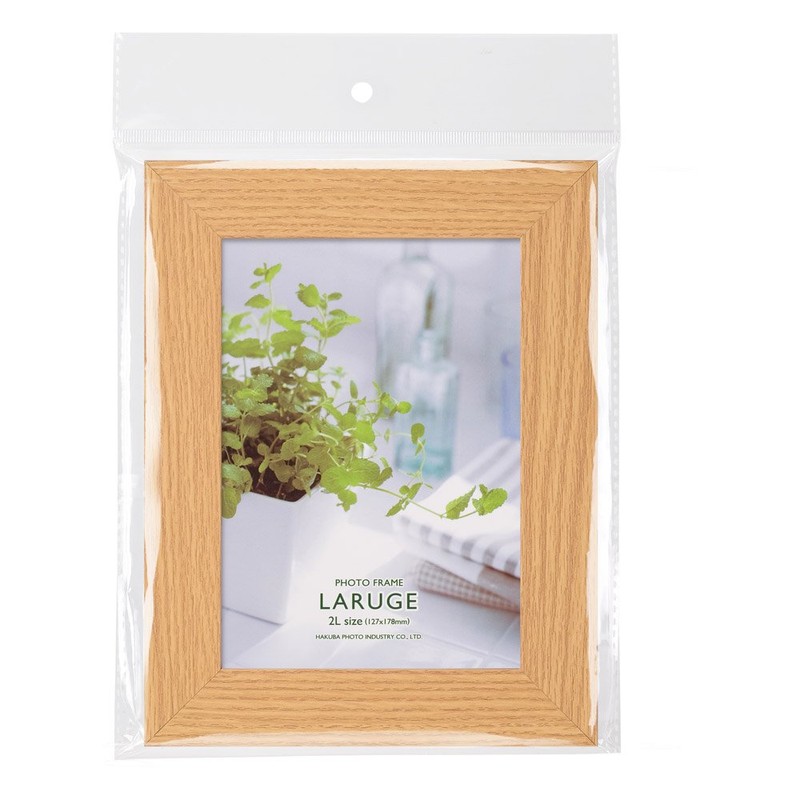 ハクバ HAKUBA フォトフレーム ラルジェ 2L ナチュラル 木製 FLAR-NT2L