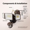 Onforu 100W LED Motion Sensor Outdoor Lights, Dusk to Dawn