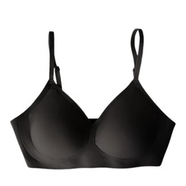 EBY Seamless Relief Bra with Adjustable Straps: Black, Bras for Women, Size -XL