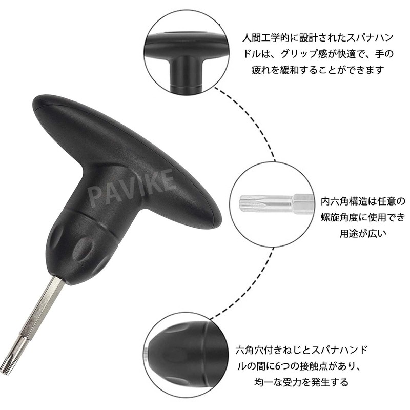 PAVIKE Golf Club Wrench, Golf Wrench, Screwdriver Wrench, Hexagonal, Lightweight,