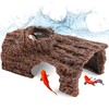 Briwooody Faux Log Fish Cave, Extra Large 19'' Tree Stump