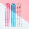 Transparent Folding Ruler, Straight Line Ruler, Math Drawing Ruler, Student