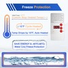 30FT RV Heated Drinking Water Hose -Temp Control, Features Water