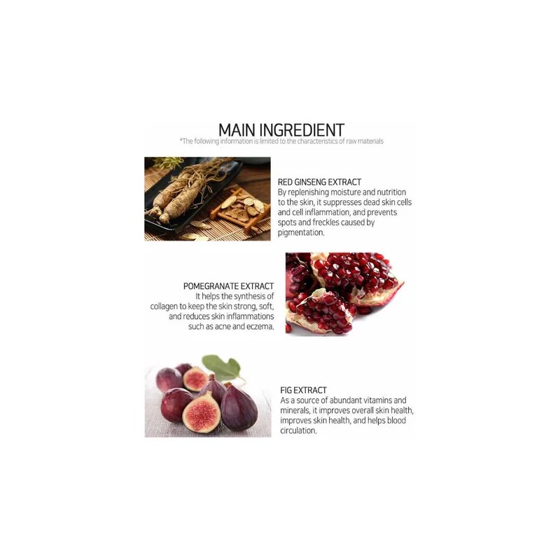 Mascarillas Coreana Nutrientes_ Ginseng Rojo Propoleo_20pz Mixta